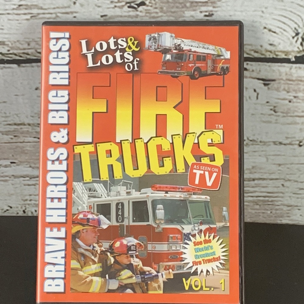 Lots & Lots of Fire Trucks Volume 1‎ - Brave Heroes and Big Rigs  (DVD, 2007)